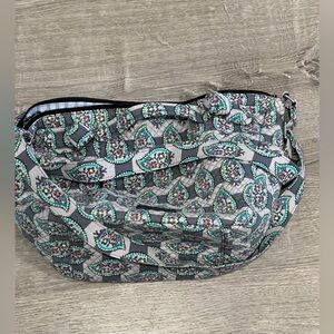 Vera Bradley Hadley On The Go Satchel Bag in Paisley Stripes